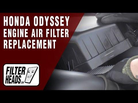 Engine Air Filter Replacement 2016 Honda Odyssey V6 3.6L