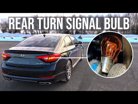 How to Replace Rear Turn Signal Bulbs on a 2002-2019 Hyundai Sonata (Trunk Access) (Trim: Base)