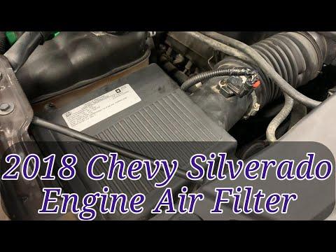 2018 Chevrolet Silverado 1500 Engine Air Filter Replacement