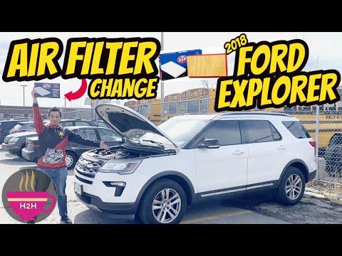 How to Replace the Engine Air Filter on a 2011-2024 Ford Explorer (Step-by-Step) (Engine: V6 3.5L)