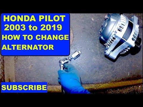 How to Replace the Alternator on a 2016-2022 Honda Pilot (Trim: EX)