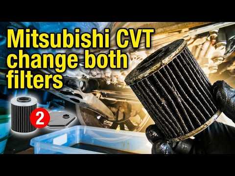 How to Change CVT Transmission Fluid on a 2008-2024 Mitsubishi Outlander (Drain & Fill) (Trim: SE)