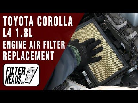 How to Replace Engine Air Filter 2021 Toyota Corolla L4 1.8L | TA19058, AF5216