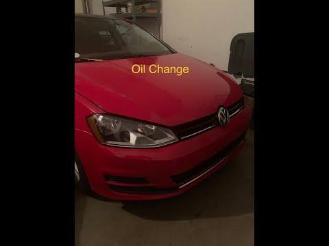 How to change the oil in a 2016 VW Golf