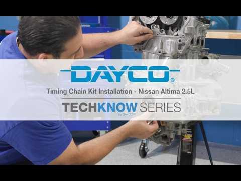 Dayco Timing Chain Kit Installation - Nissan Altima 2.5L