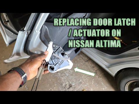replacing rear doors latch / actuator on nissan altima