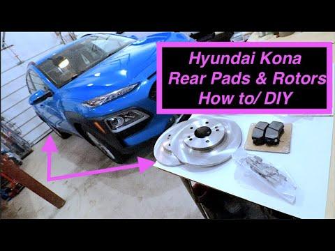 How to replace Rear Brakes | 2018 Hyundai Kona