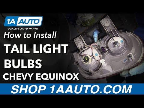 How to Replace Both Taillight Bulbs on a 2015 Chevrolet Equinox