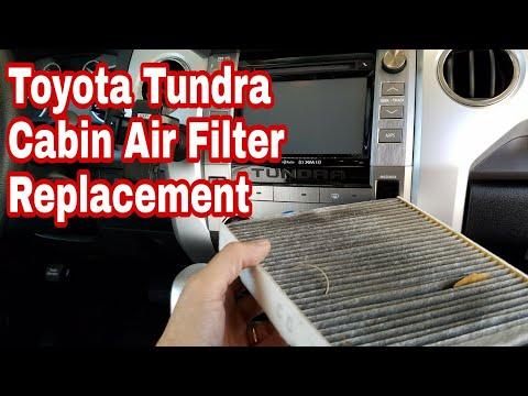 Toyota Tundra Cabin Air Filter Replacement  2014 2015 2016 2017 2018