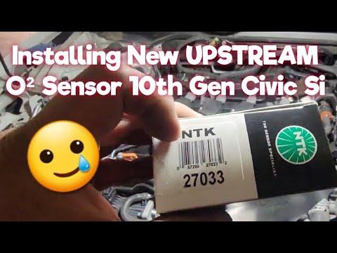 How to: Install Oxygen Sensor UPSTREAM 2018 Honda Civic Si (10th Gen Si)