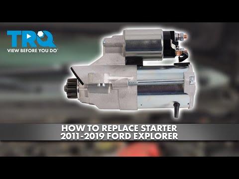 How to Replace the Starter Motor on a 2019 Ford Explorer 3.5L EcoBoost