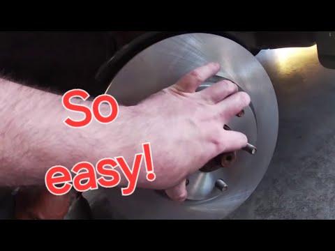 2014-2020 Nissan Rogue front brake rotor change. Do it yourself with a few simple tools!