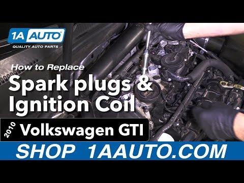 How to Replace Spark Plugs &amp; Ignition Coils 06-14 Volkswagen GTI