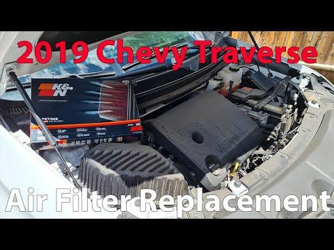 2019 Chevrolet Traverse Engine Air Filter Replacement