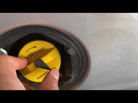 Dodge Grand Caravan - How to open fuel door/gas cap