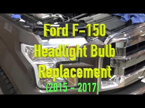 F-150 Headlight Bulb Replacement - 2015 -17 Detailed Instructions