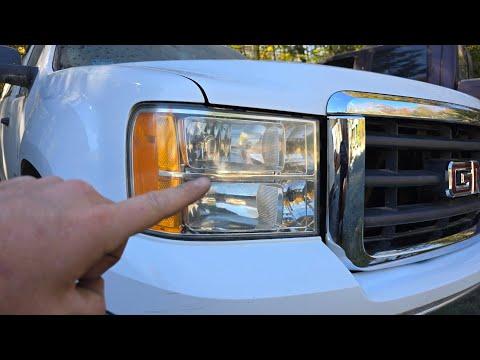 High &amp; Low beam headlight bulb replacement, 07 - 13 GMC Sierra 