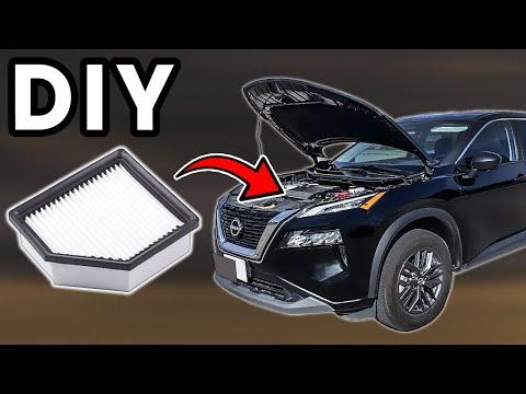 How to Replace the Engine Air Filter on a 2021-2025 Nissan Rogue (Engine: Inline 4 2.5L)