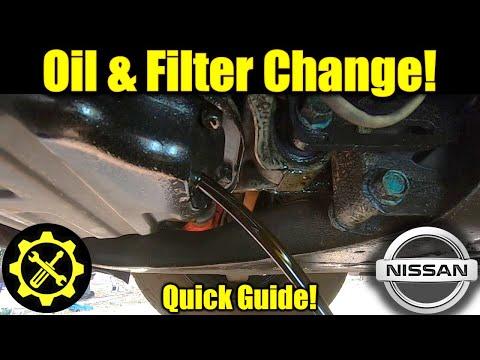 2007 - 2012 Nissan Altima 2.5L Engine: Oil &amp; Filter Change - 5 Minute Guide!