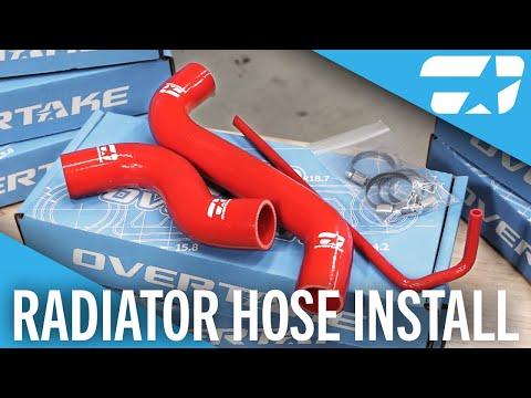 OVERTAKE Subaru Silicone Radiator Hose Kit Install Guide [+Coolant Burp]