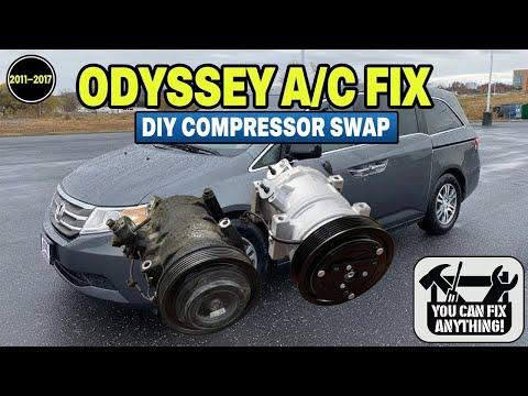 How to Replace the A/C Compressor on a 2016 Honda Odyssey (R-134a System)