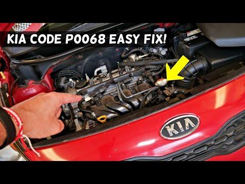KIA CODE P0068 MANIFOLD ABSOLUTE PRESSURE SENSOR, MASS AIR FLOW SENSOR KIA FORTE RIO, OPTIMA, SOUL,