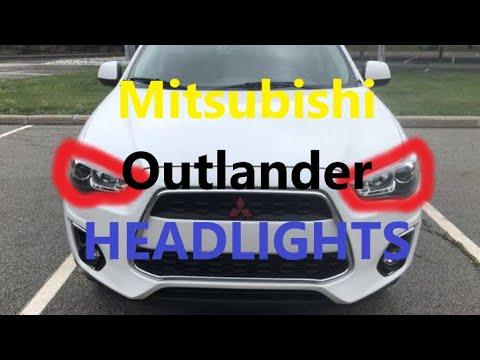 How to Replace Both Headlight Bulbs on a 2016 Mitsubishi Outlander (Low & High Beam)
