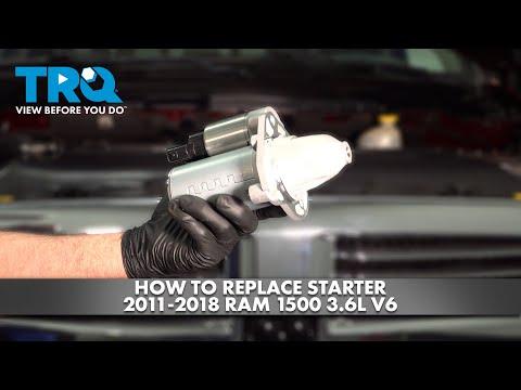How to Replace Starter 2011-2018 RAM 1500 3.6L V6