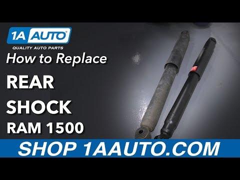 How to Replace Rear Shock Absorber 09-16 Ram 1500