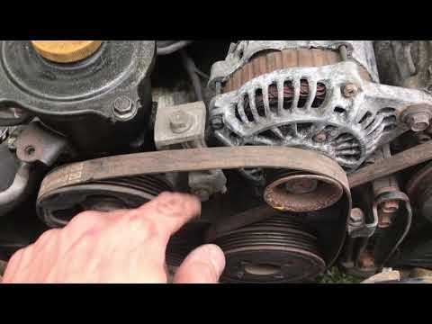Subaru Forester Alternator Replacement How To