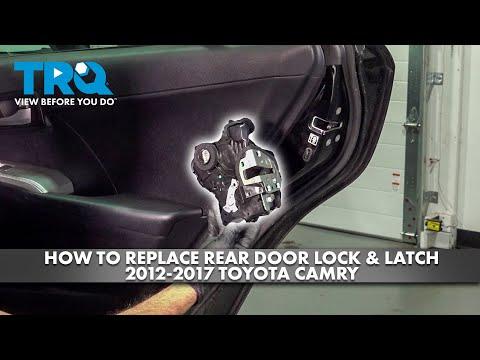 How to Replace Rear Door Lock Actuator &amp; Integrated Latch 2012-2017 Toyota Camry
