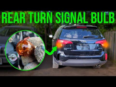 How to Replace Rear Turn Signal Bulb - Kia Sorento (2011-2015)