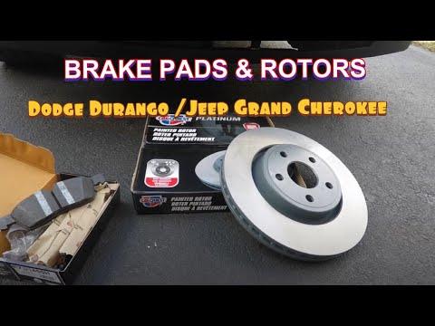 Brake Pads &amp; Rotors Replacement - 2011-2018 DODGE DURANGO / Jeep Grand Cherokee