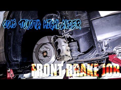 2015 Toyota Highlander Front Brake Change