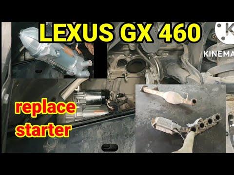 LEXUS GX 460 replace starter motor