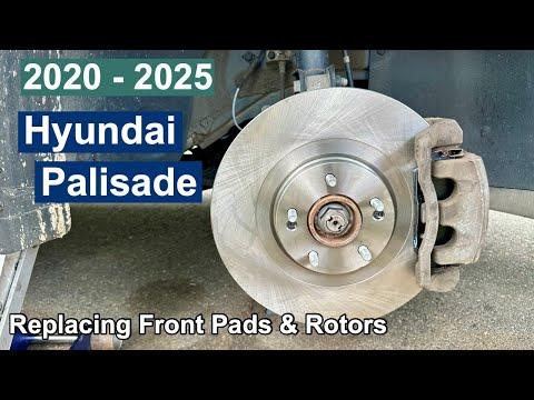 How to Replace Front Brake Pads on a 2020-2025 Hyundai Palisade (Step-by-Step DIY Guide)