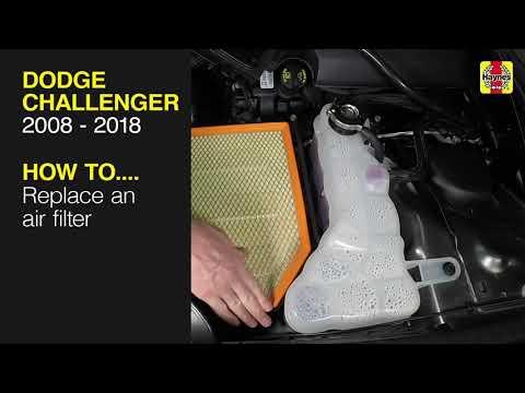 How to Replace the air filter on the Dodge Challenger 2008-2018