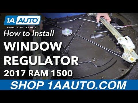 How to Remove Rear Window Regulator 2017 Ram 1500