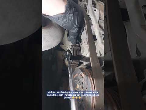 Subaru serpentine belt removal #subaru #2023 #engine #serpentine #belt