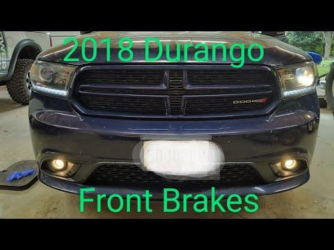 2018 Dodge Durango Front Brake Pad Replacement. EASY!!!