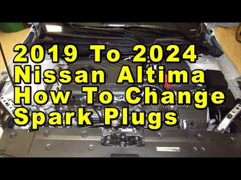 2019 To 2024 Nissan Altima How To Change Spark Plugs With Part Numbers PR25DD 25L I4 Engine