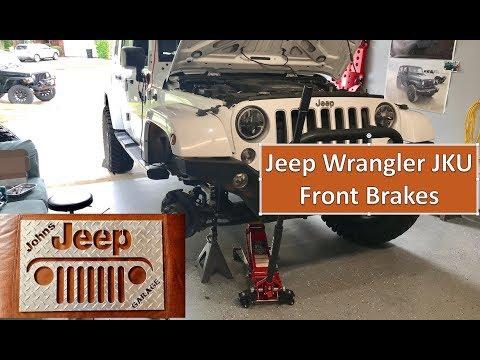 How to Replace Front Brake Pads on a 2016 Jeep Wrangler JKU or JK