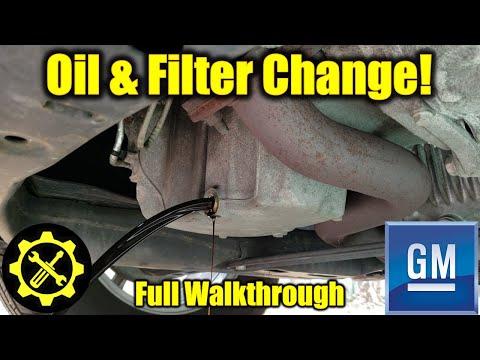 How to Change Engine Oil & Oil Filter on a 2011-2023 Chevrolet Traverse 3.6L V6 (Engine: V6 3.6L)