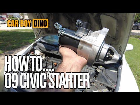 How to change 2009 Honda Civic starter