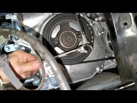 2014 2015 2016 2017 2018 2019 2020 2021 Nissan Qashqai Rogue Sport - How To Release Serpentine Belt