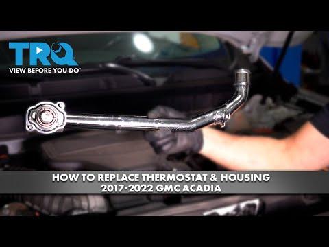 How to Replace Thermostat &amp; Housing 2017-2022 GMC Acadia