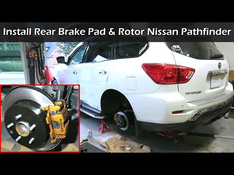 How to Replace Rear Brake Pads & Rotors on a 2018 Nissan Pathfinder