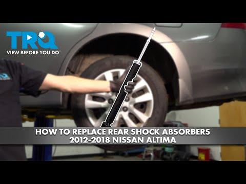 How to Replace Rear Shock Absorbers 2012-2018 Nissan Altima