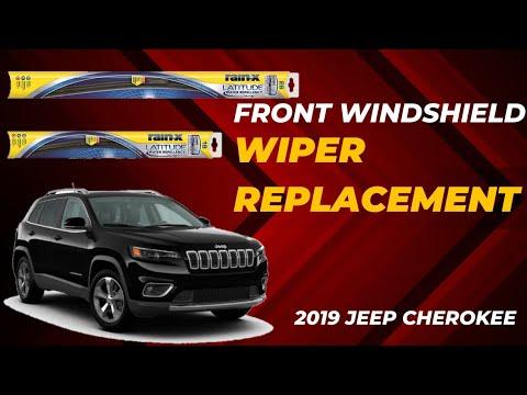 How to Replace Front Windshield Wiper Blades on a 2014-2021 Jeep Cherokee