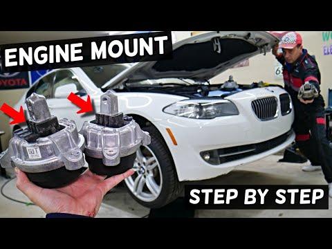 ENGINE MOUNTS REPLACEMENT BMW F10 F11 5 SERIES 520i 523i 525i 528i 530i 535i 518d 520d 525d 530d 550